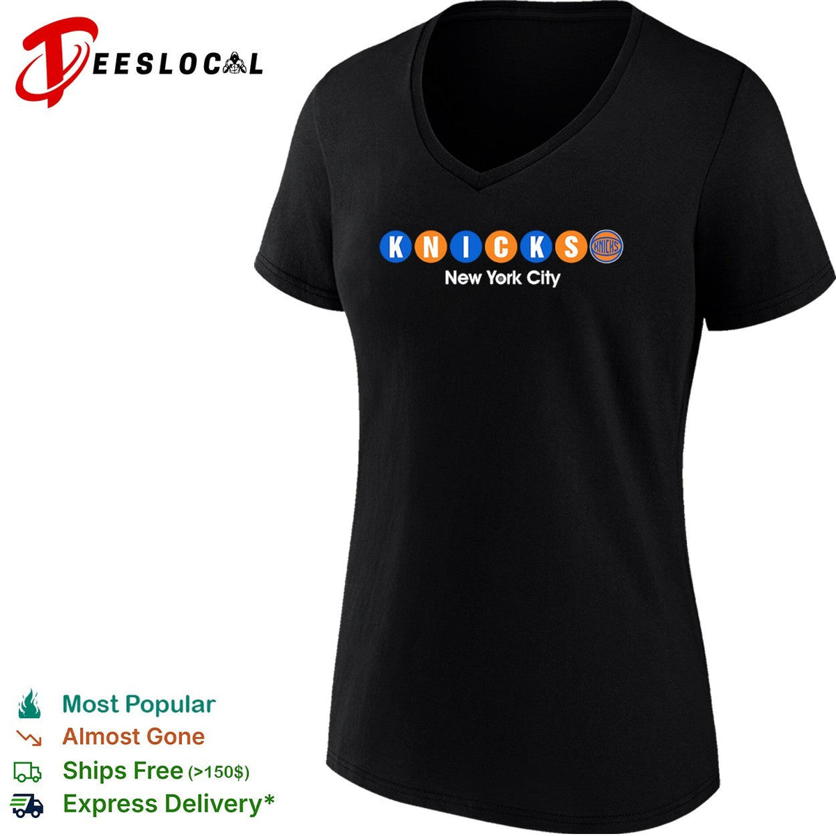Knicks New York City Subway Logo NBA Basketball Team Shirt Unisex