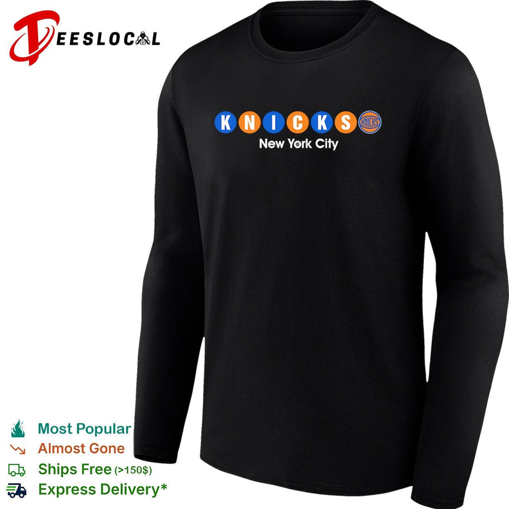 Knicks New York City Subway Logo NBA Basketball Team Shirt Unisex