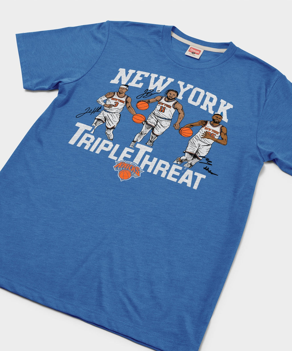 Knicks Triple Threat Hart Brunson Bridges Unisex