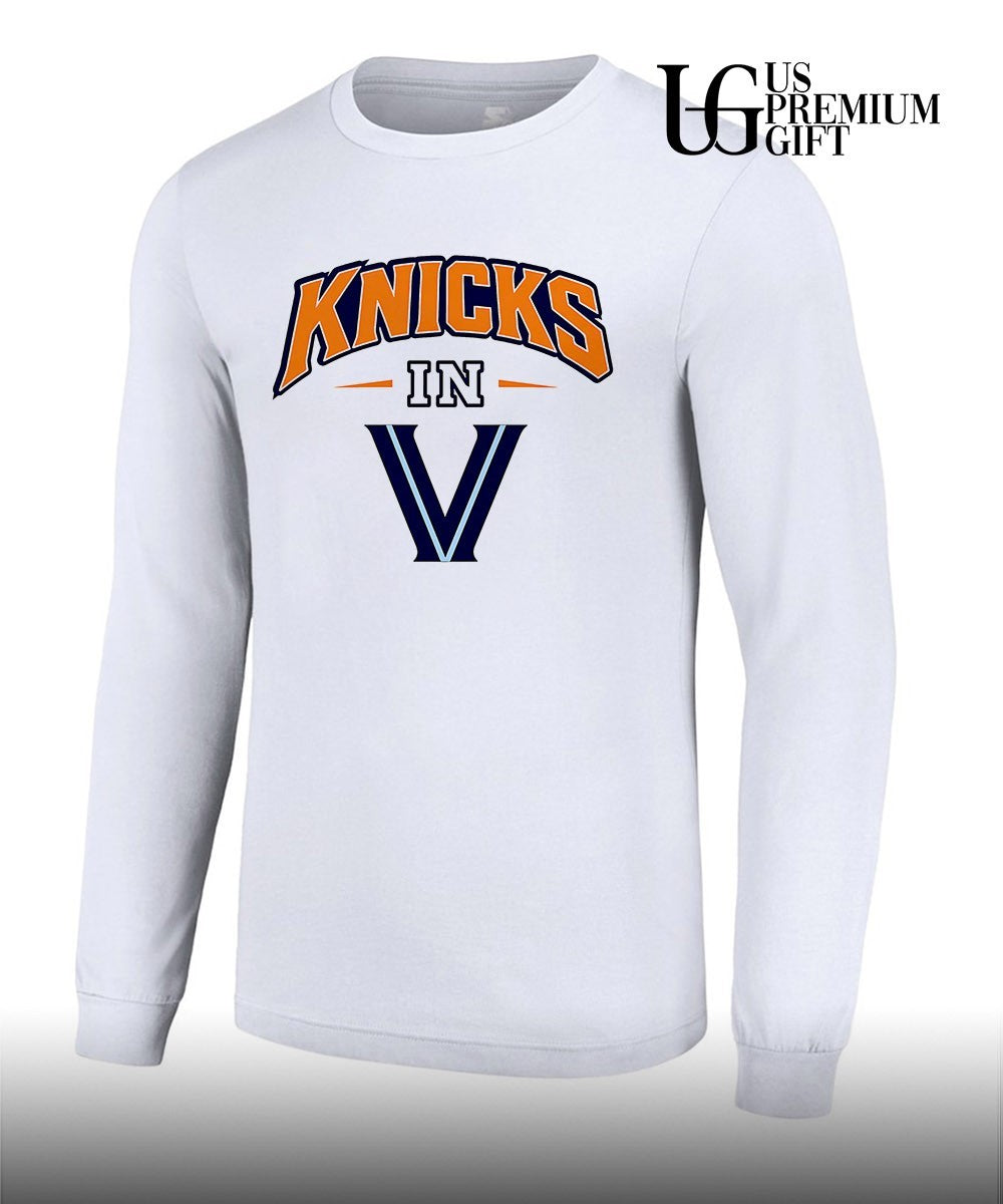 Knicks in 5 Villanova Wildcats Championship logo shirt Unisex