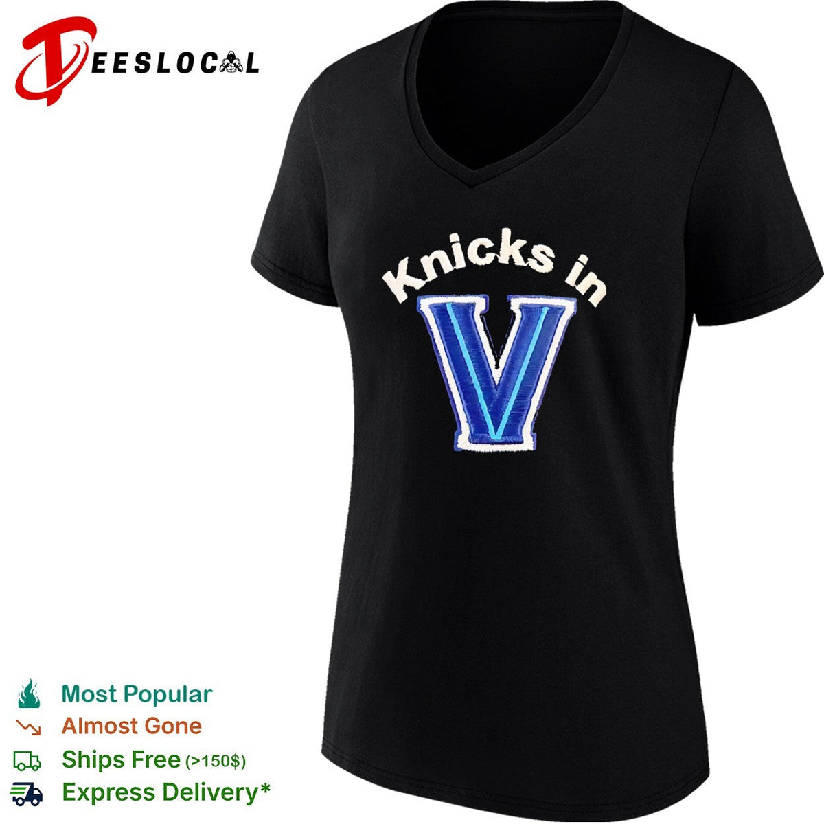 Knicks in V Villanova shirt Unisex