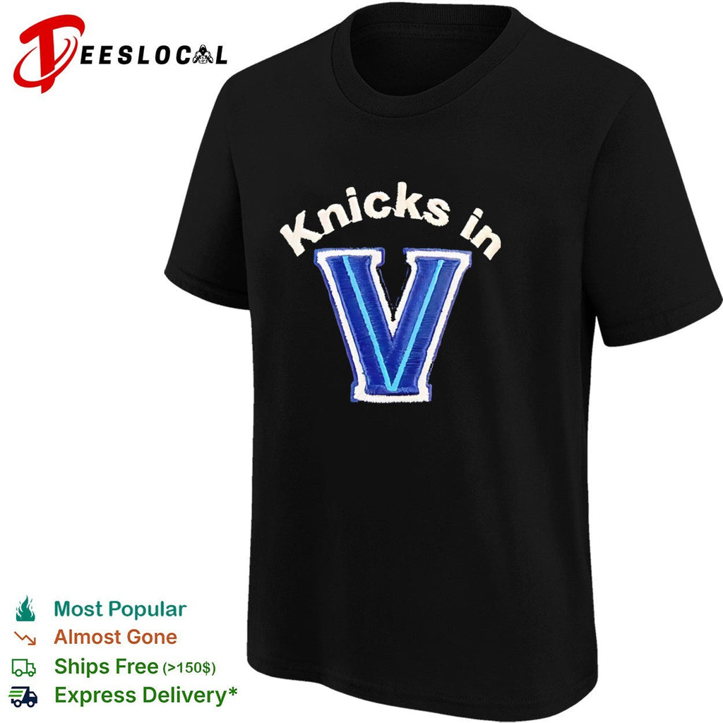 Knicks in V Villanova shirt Unisex