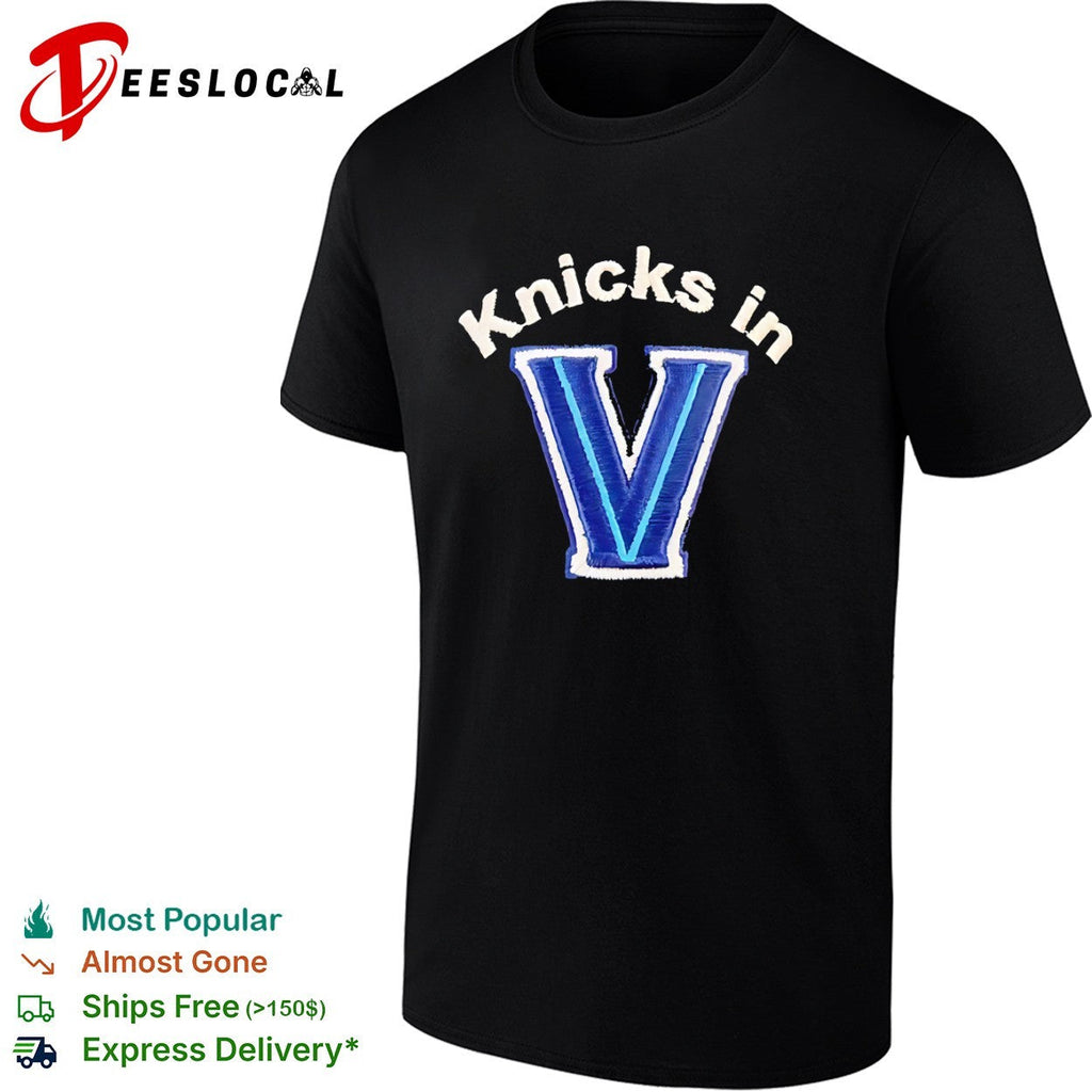 Knicks in V Villanova shirt Unisex