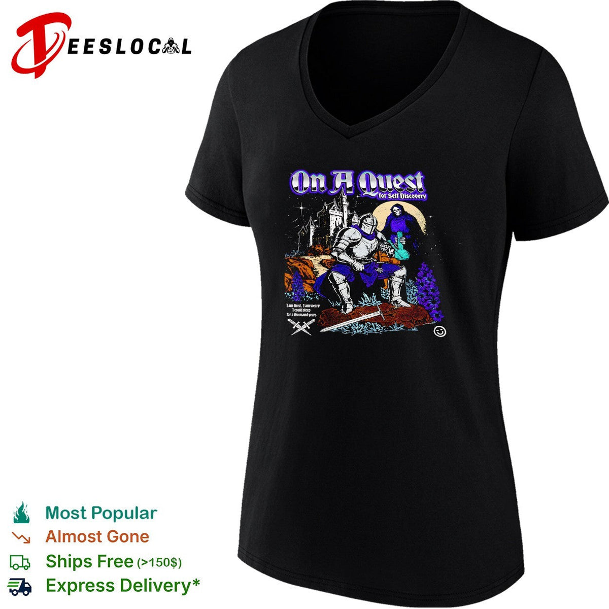Knight on a quest for self discovery shirt Unisex