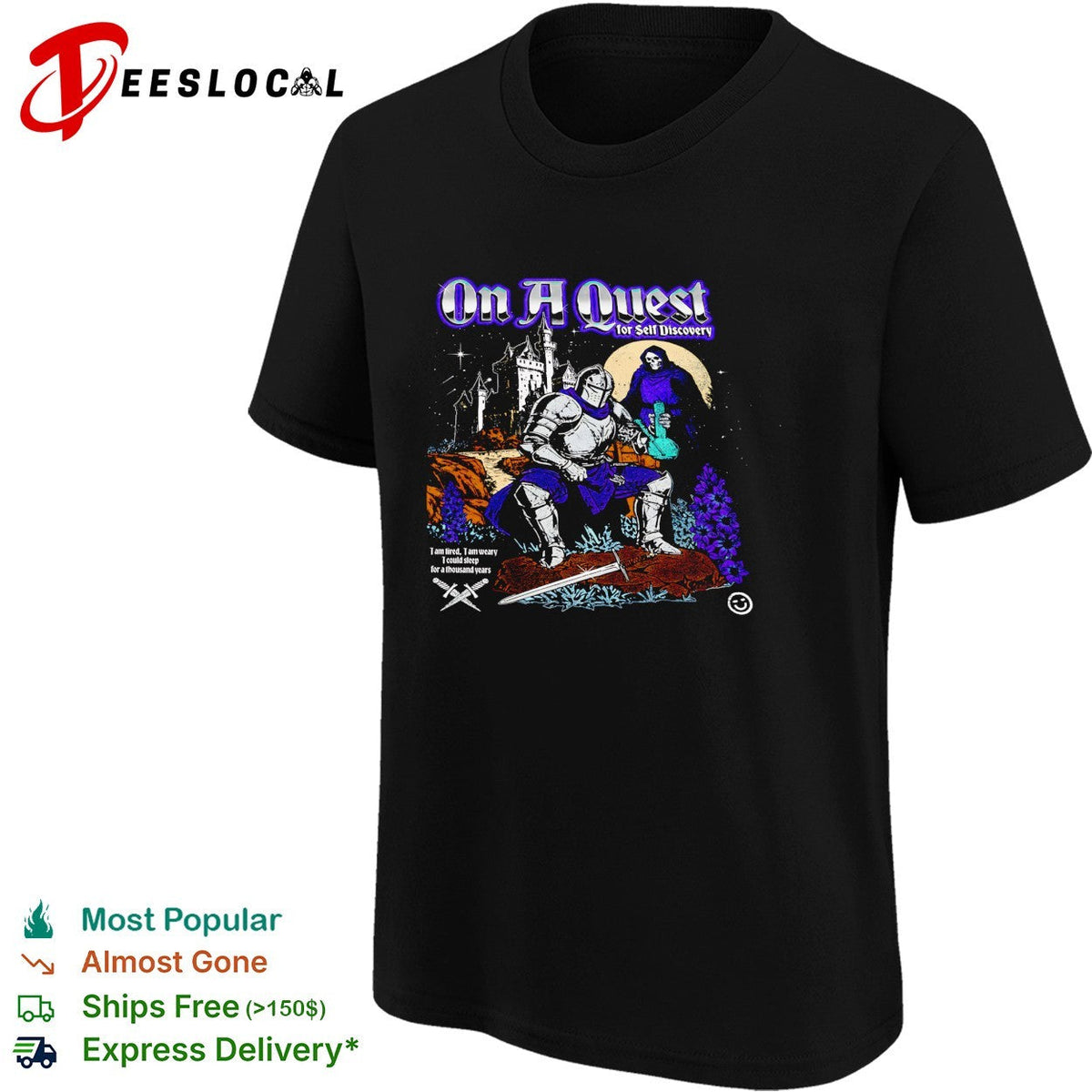 Knight on a quest for self discovery shirt Unisex