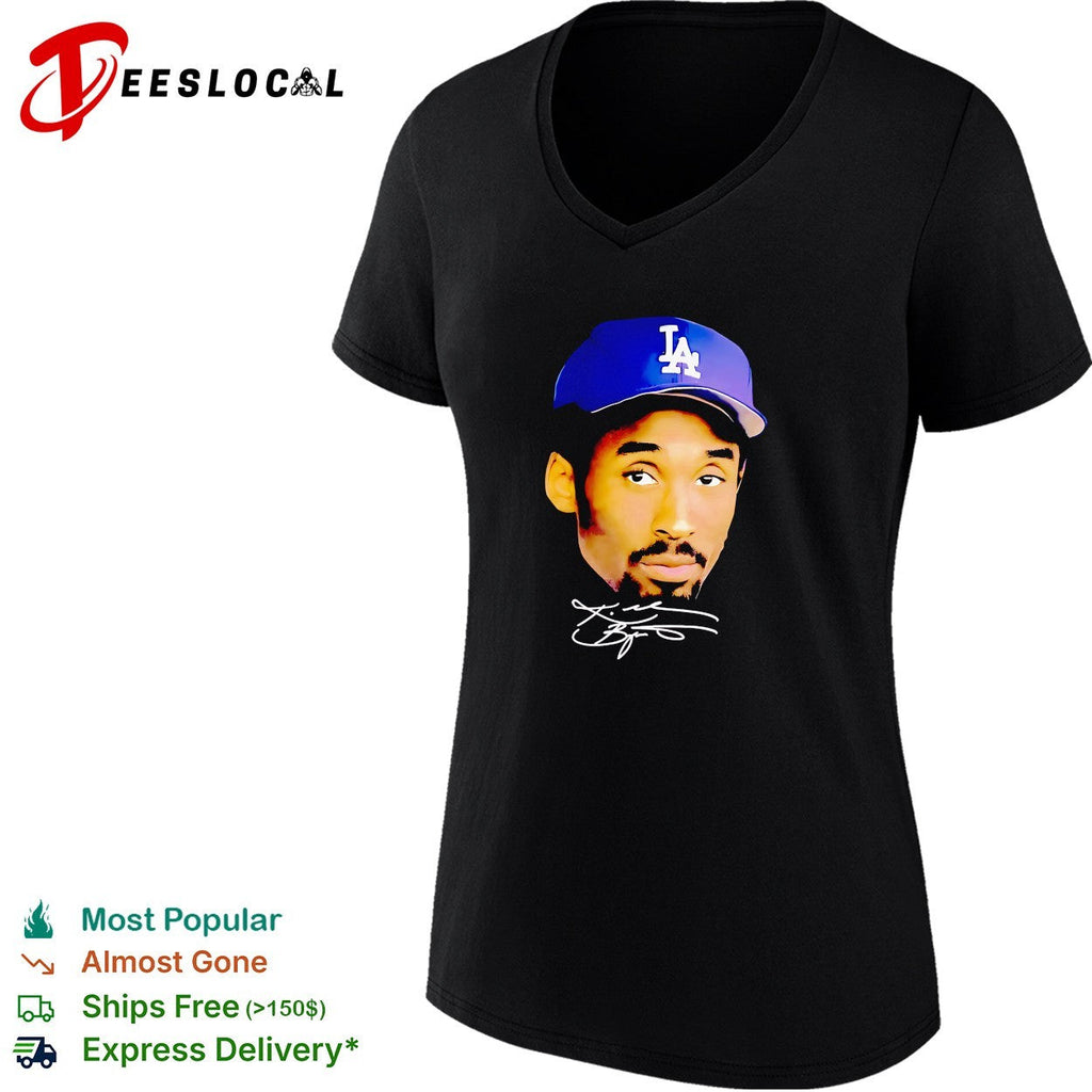 Kobe Bryant Los Angeles Dodgers Los Angeles Lakers NBA signature autograph shirt Unisex