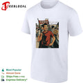 Korean American street scene man with rifle urban graphic art shirt Unisex