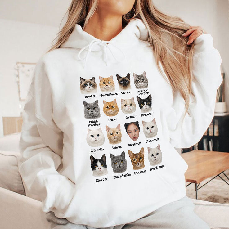 Kpop Cat Breed Chart Jennie Blackpink Meme T Shirt Unisex