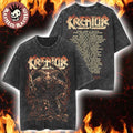 Kreator Krushers Of The World European Tour 2026 Merch Skulls Vintage Washed Tee Unisex
