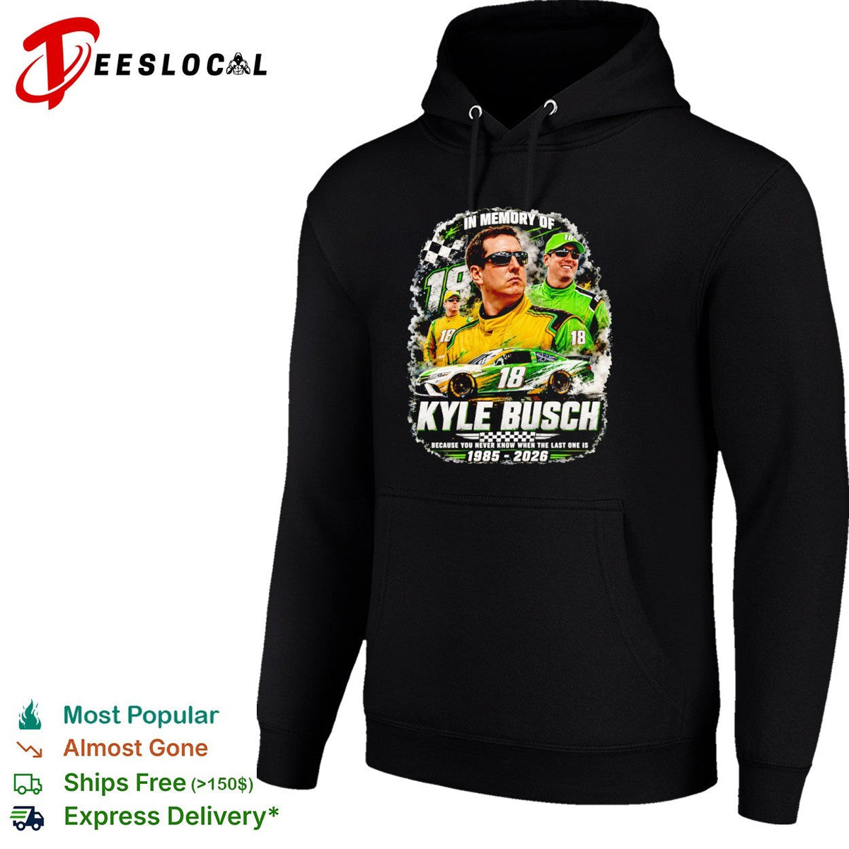 Kyle Busch Joe Gibbs Racing NASCAR In Memory of Kyle Busch 1985 2026 shirt Unisex