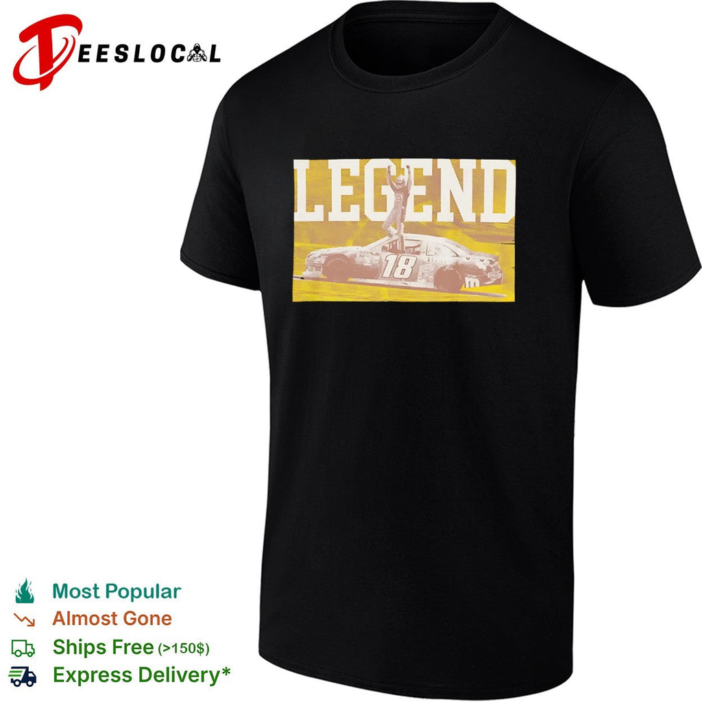 Kyle Busch Joe Gibbs Racing NASCAR Legend 18 shirt Unisex