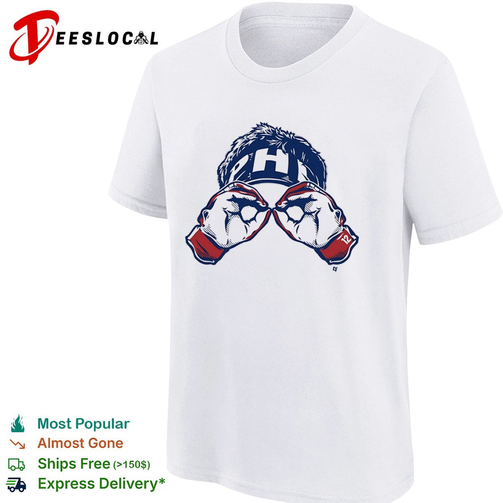 Kyle Schwarber Philadelphia Phillies hand goggles 12 shirt Unisex