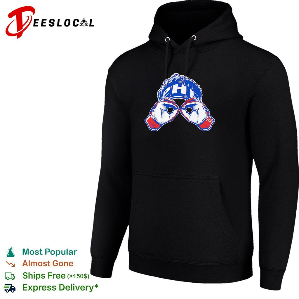 Kyle Schwarber Philadelphia Phillies number 12 circle celebration gesture graphic shirt Unisex