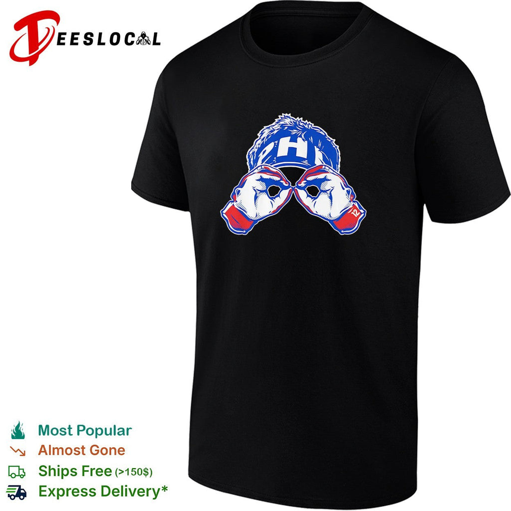 Kyle Schwarber Philadelphia Phillies number 12 circle celebration gesture graphic shirt Unisex