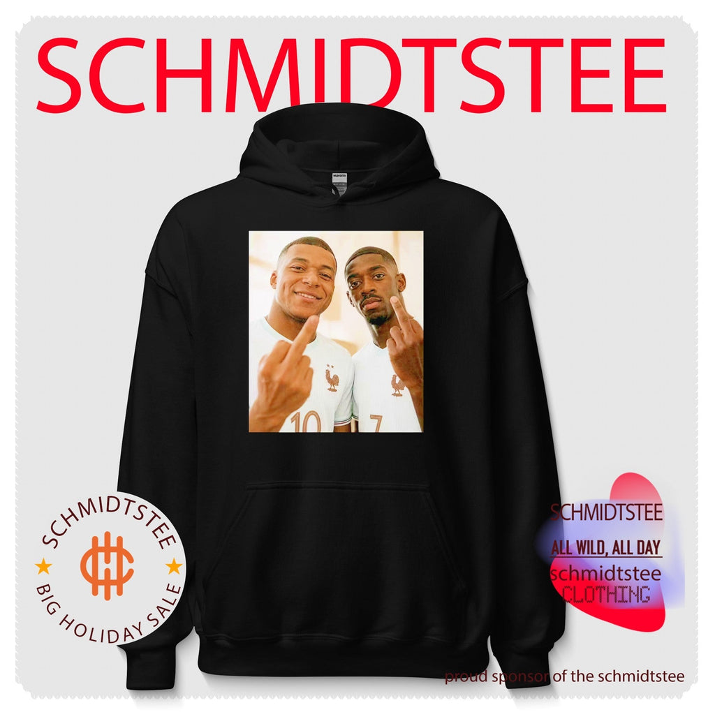 Kylian Mbappé and Ousmane Dembélé France National Team Middle Finger shirt Unisex