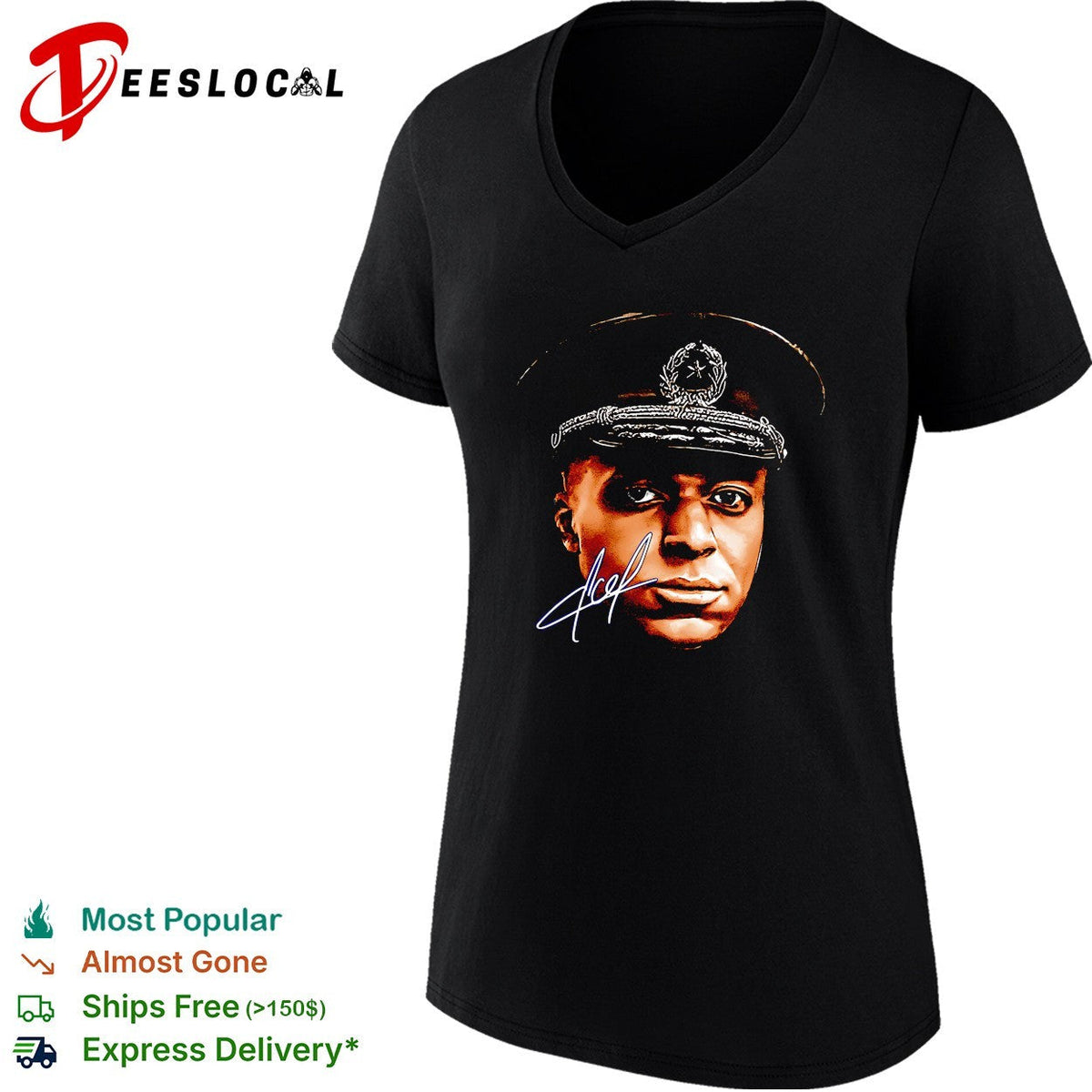 Kylian Mbappe x El Dictator military portrait shirt Unisex
