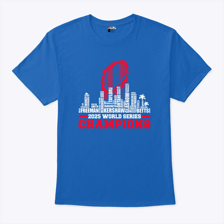 LA Baseball 2025 All Team Player Champions T Shirt Unisex