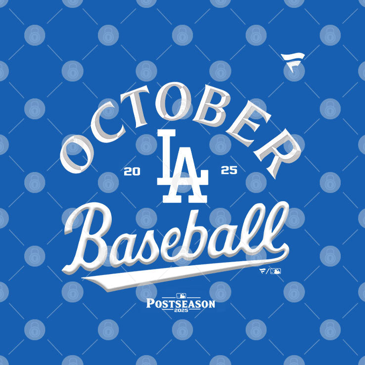 LA Dodgers October Baseball 2025 T Shirt Unisex