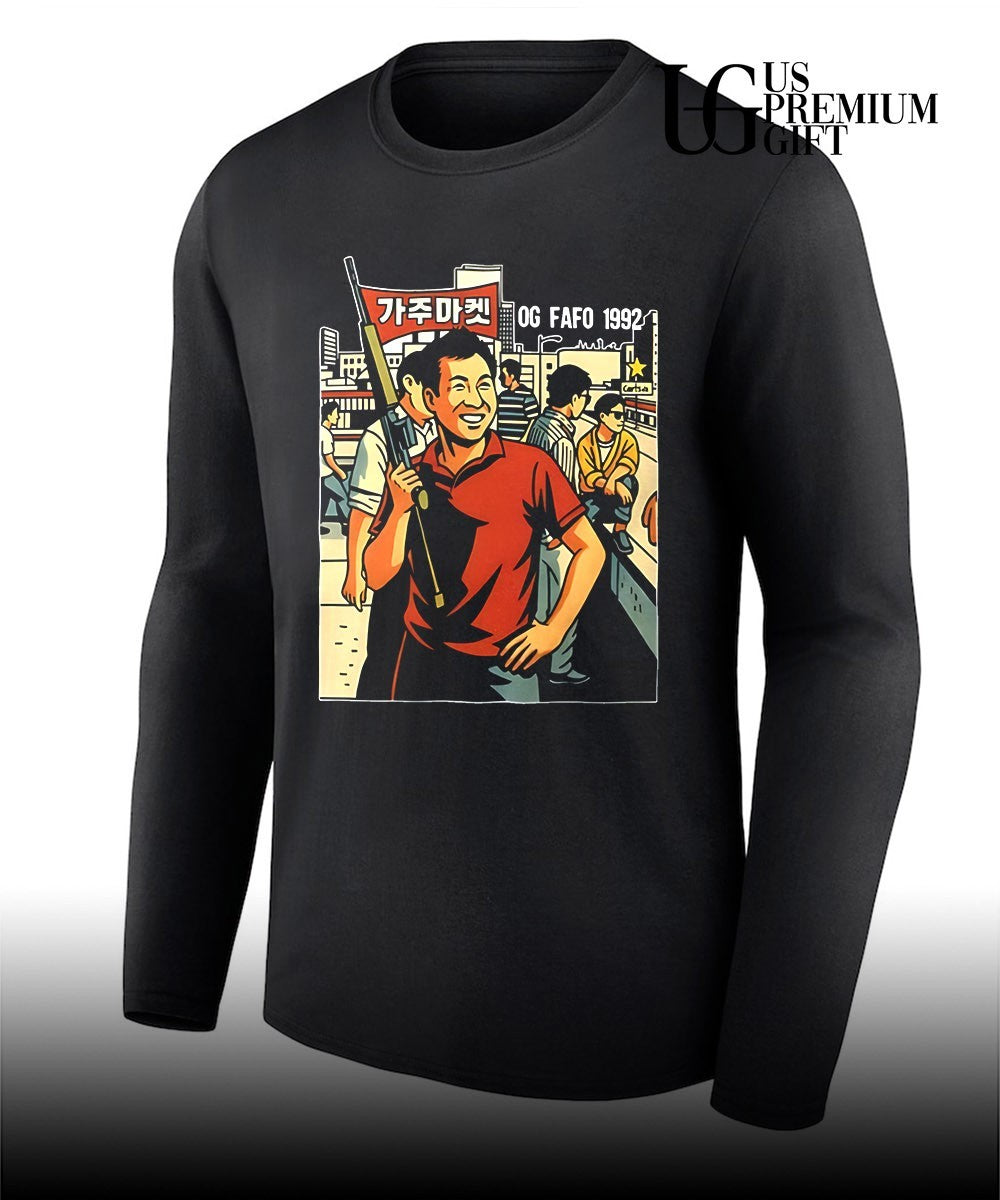 LA Riots Roof Korean Veterans Og Fafo 1992 shirt Unisex