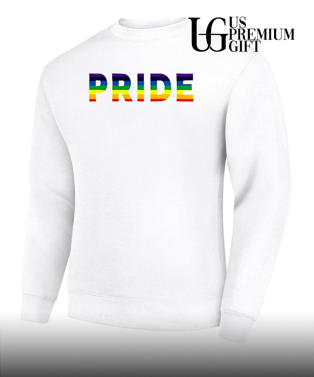 LGBTQ Pride Month Rainbow Lettering Print shirt Unisex