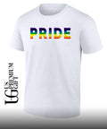 LGBTQ Pride Month Rainbow Lettering Print shirt Unisex