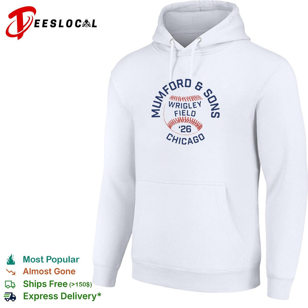 Mumford and Sons Wrigley Field Chicago 2026 baseball concert shirt Unisex