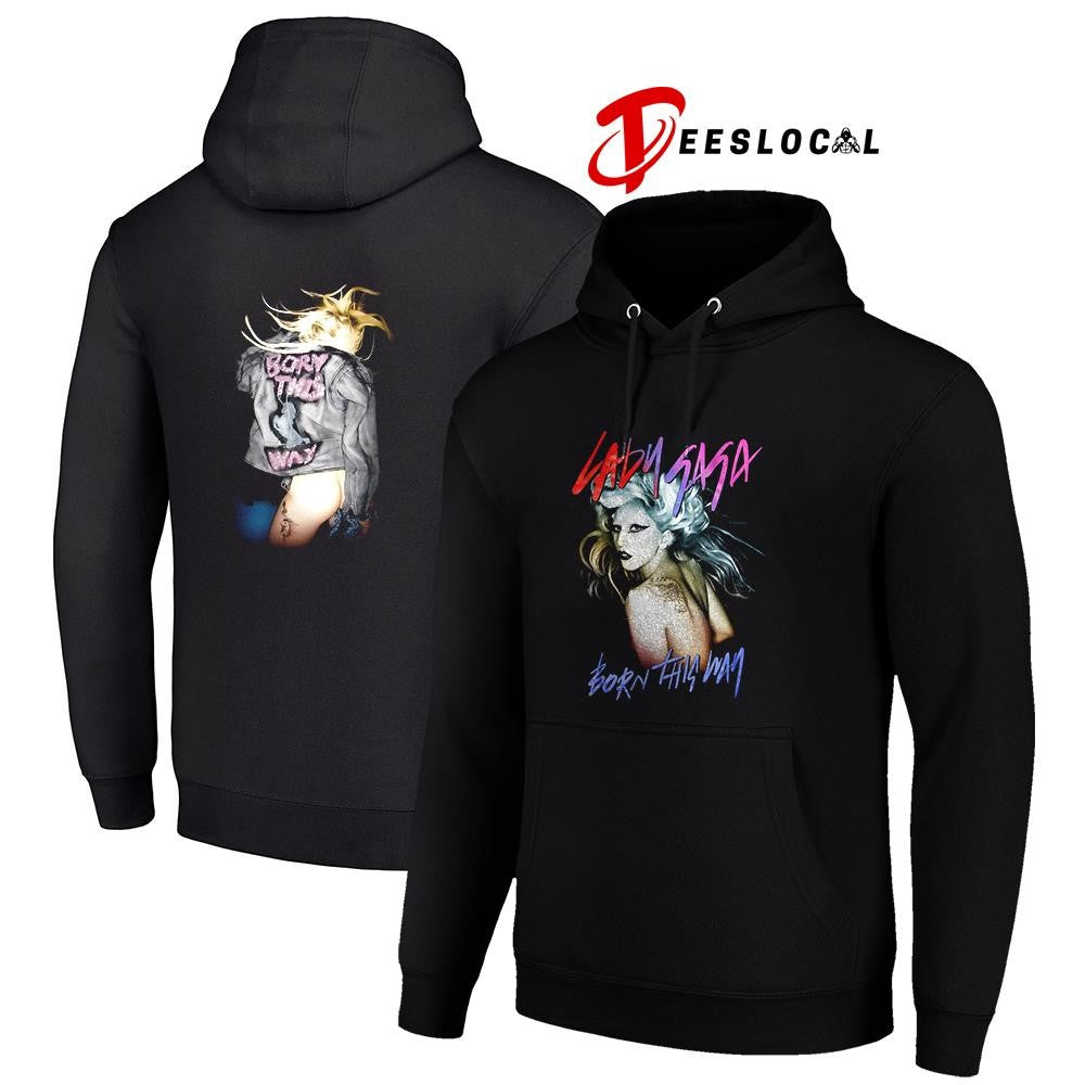 Lady Gaga Born this way graphic shirt Unisex