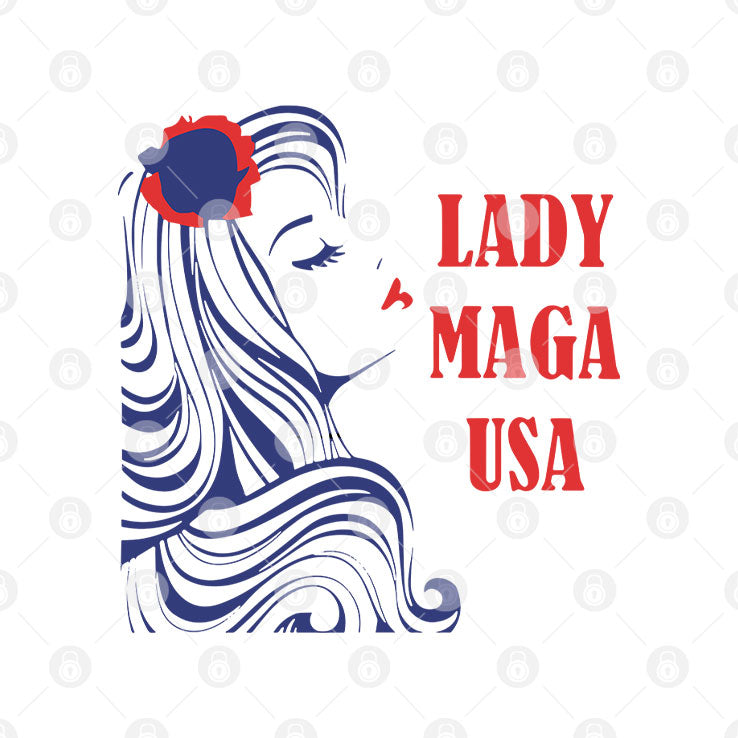 Lady MAGA USA T Shirt Unisex