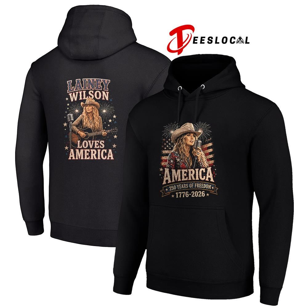 Lainey Wilson America 250 years of freedom loves America shirt Unisex