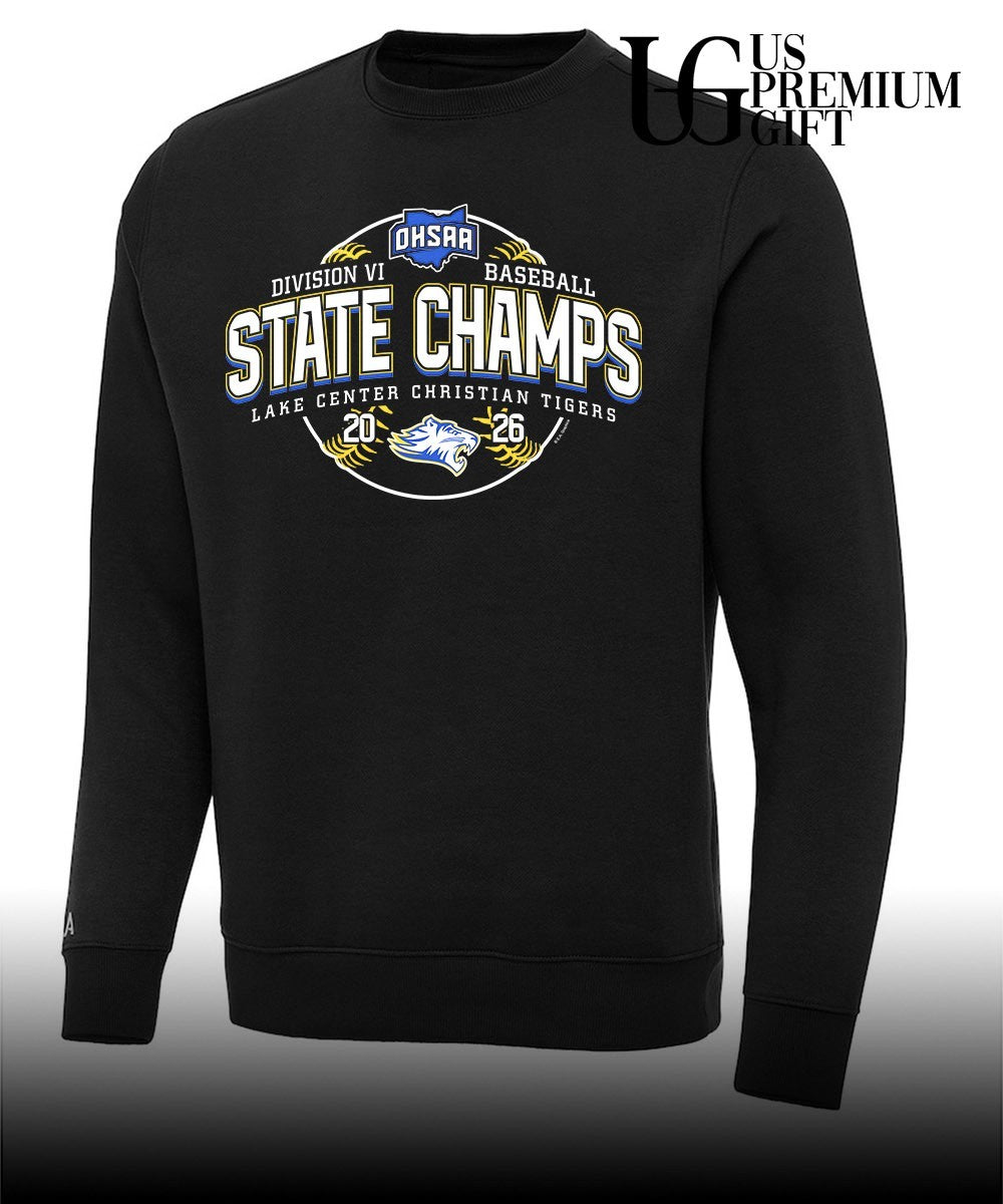 Lake Center Christian Tigers OHSAA Baseball D6 State Champions 2026 shirt Unisex