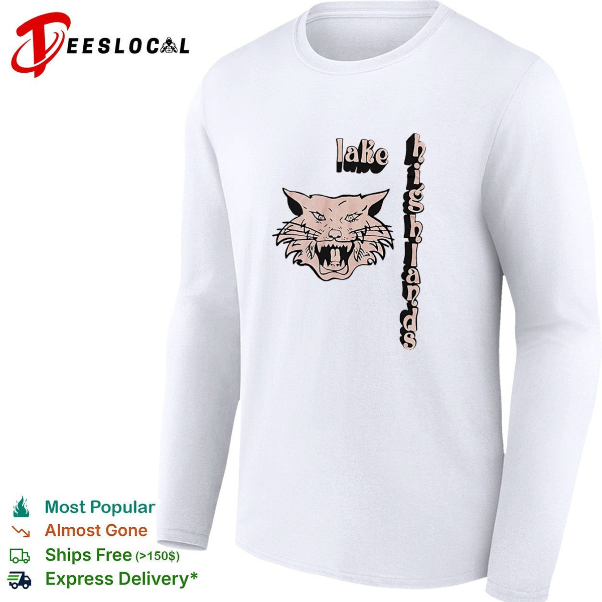 Lake Highlands Wildcat Mascot shirt Unisex