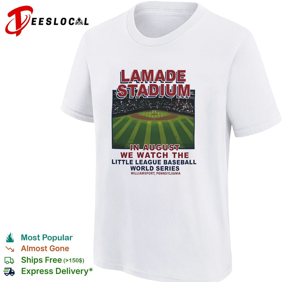 Lamade Stadium in August we watch the Little League Baseball World Series shirt Unisex