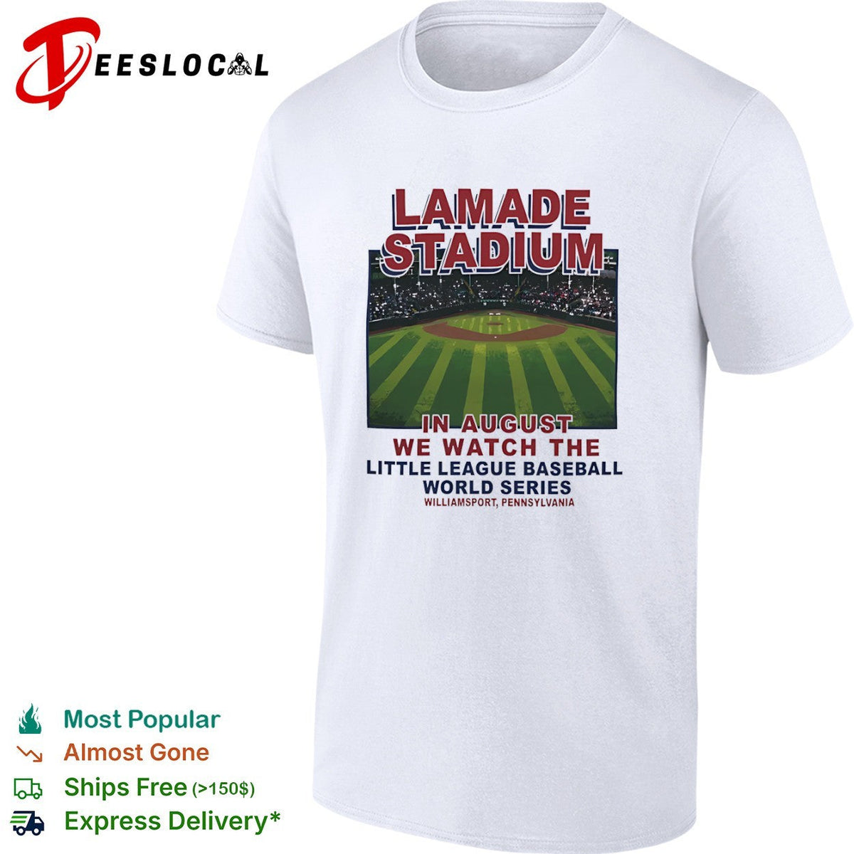 Lamade Stadium in August we watch the Little League Baseball World Series shirt Unisex
