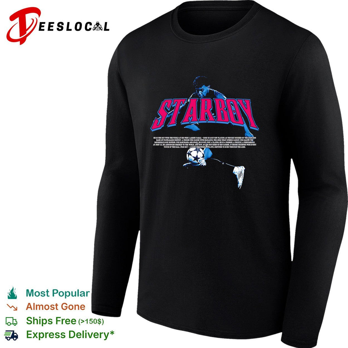 Lamine Yamal Barcelona starboy shirt Unisex