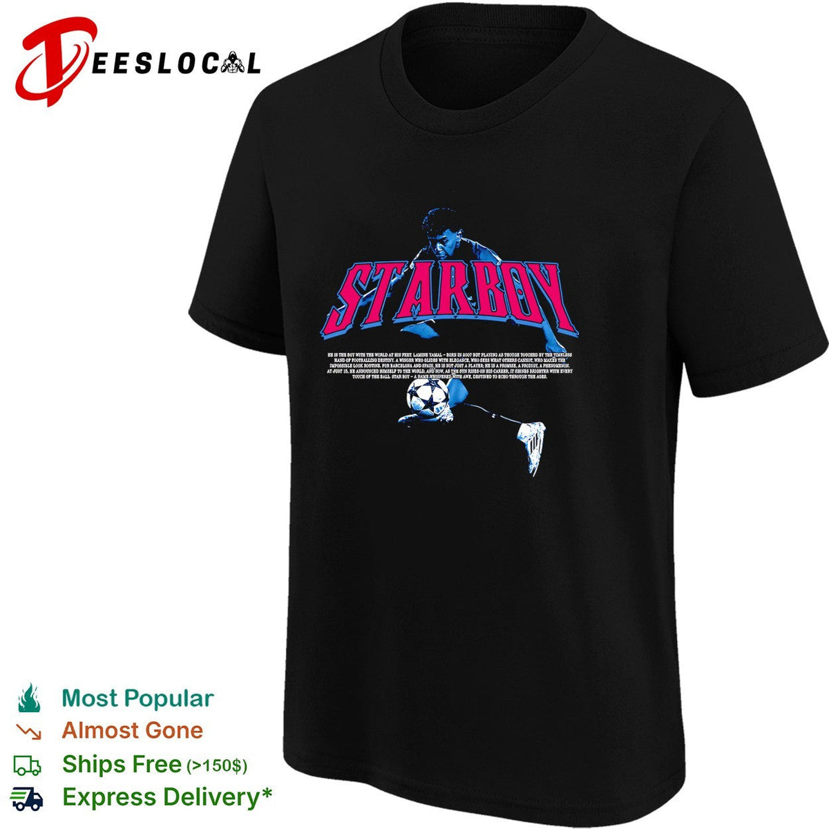 Lamine Yamal Barcelona starboy shirt Unisex