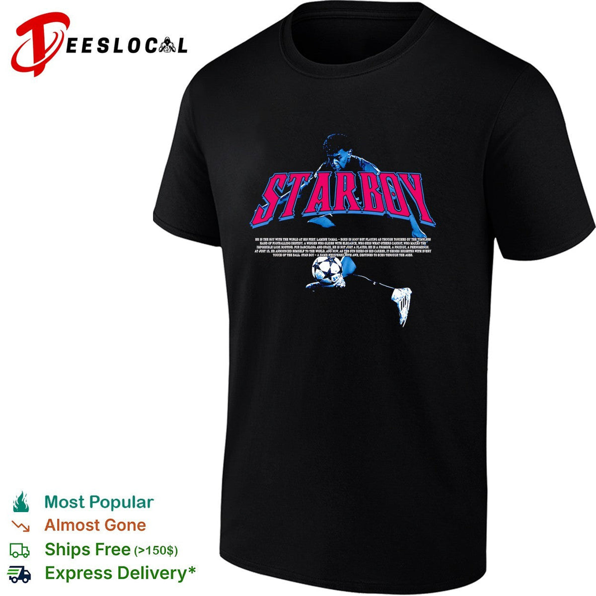 Lamine Yamal Barcelona starboy shirt Unisex
