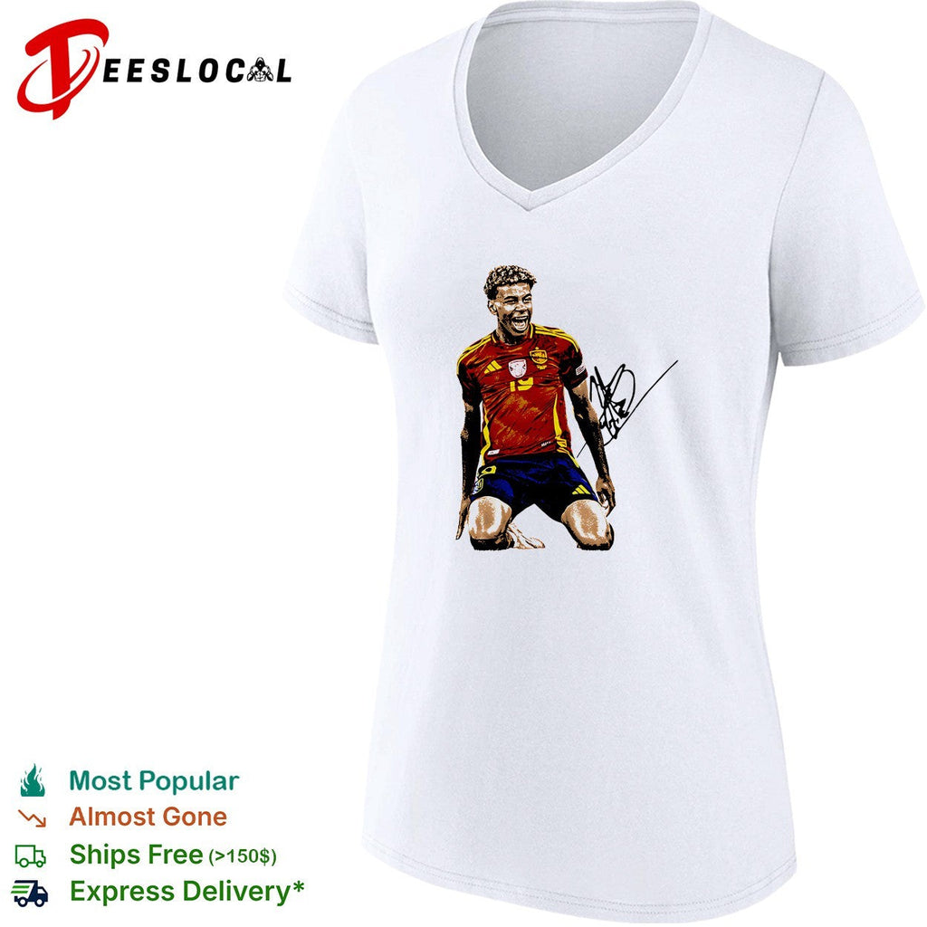 Lamine Yamal Spain signature shirt Unisex