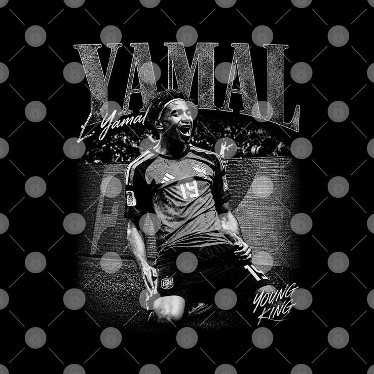Lamine Yamal Young King T Shirt Unisex