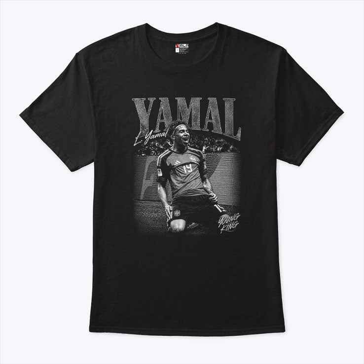 Lamine Yamal Young King T Shirt Unisex