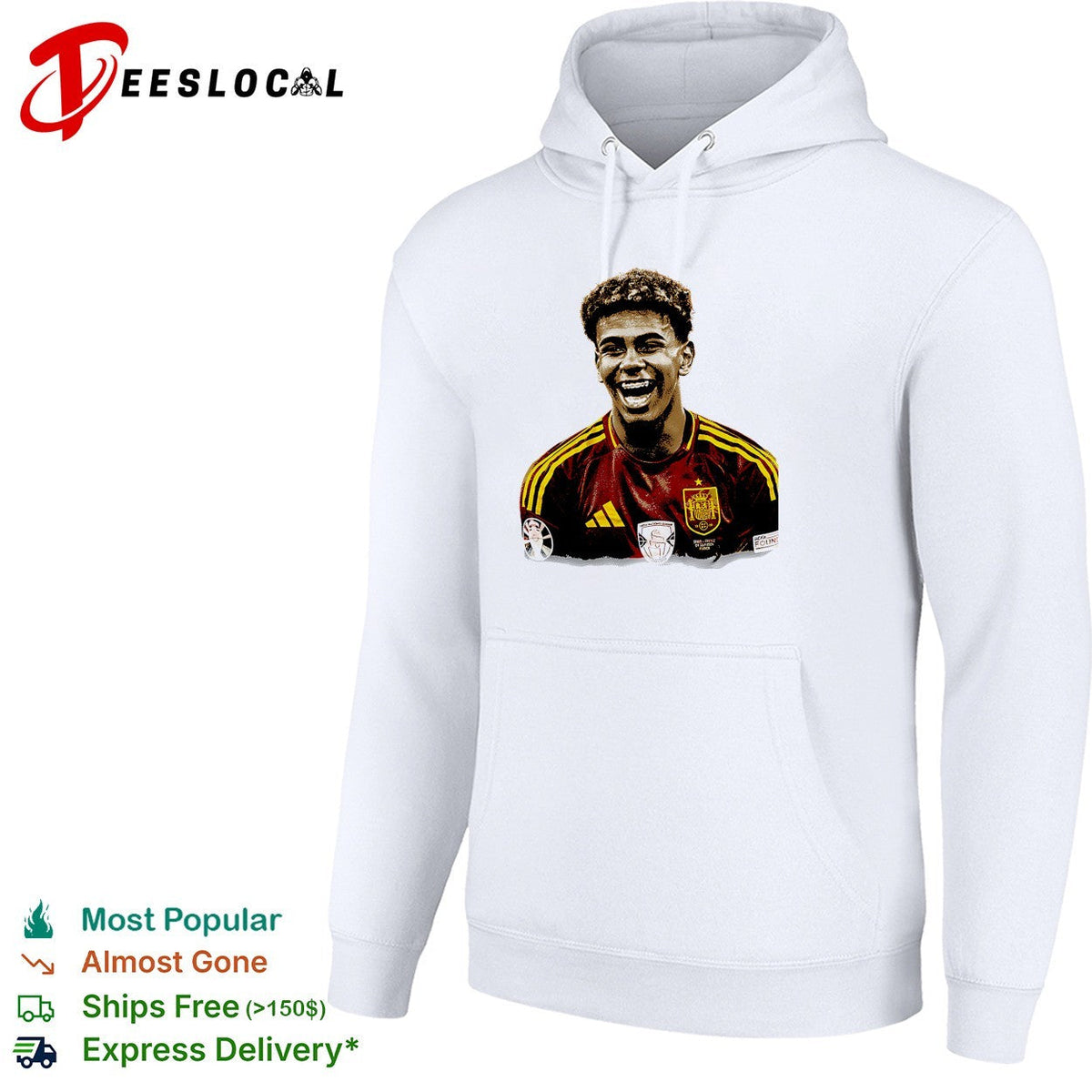 Lamine Yamal laughing Spain portrait shirt Unisex