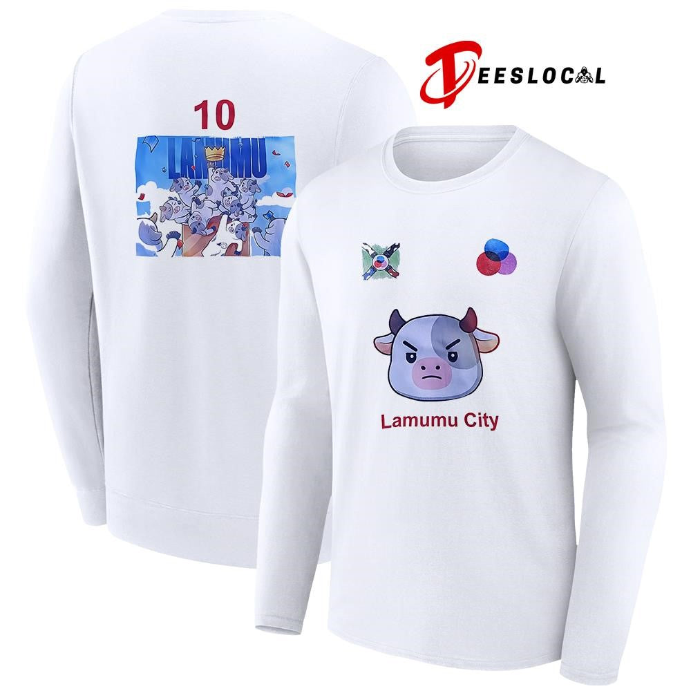 Lamumu city cow graphic shirt Unisex