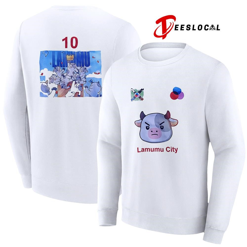 Lamumu city cow graphic shirt Unisex