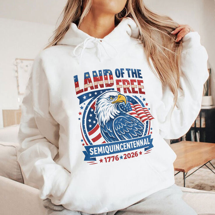 Land Of The Free Semiquincentennial 1776-2026 T Shirt Unisex
