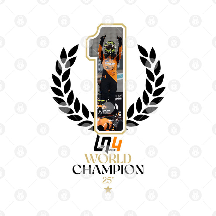 Lando Norris F1 2025 World Champion Shirt Unisex