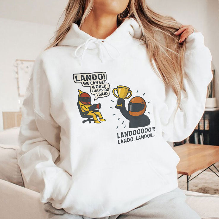 Lando Norris World Champion Meme T Shirt Unisex