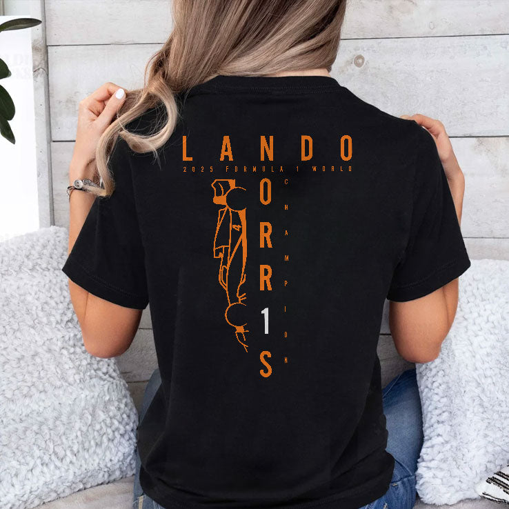 Lando Norris World Champion T Shirt Unisex