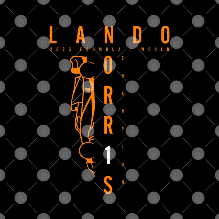Lando Norris World Champion T Shirt Unisex