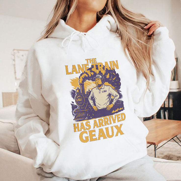 Lane Kiffinn Lsuu Louisiana Tigers Train Has Arrived Geaux T Shirt Unisex