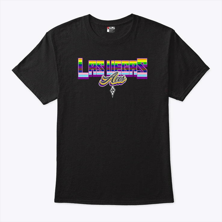 Las Vegas Aces LGBT Pride T Shirt Unisex