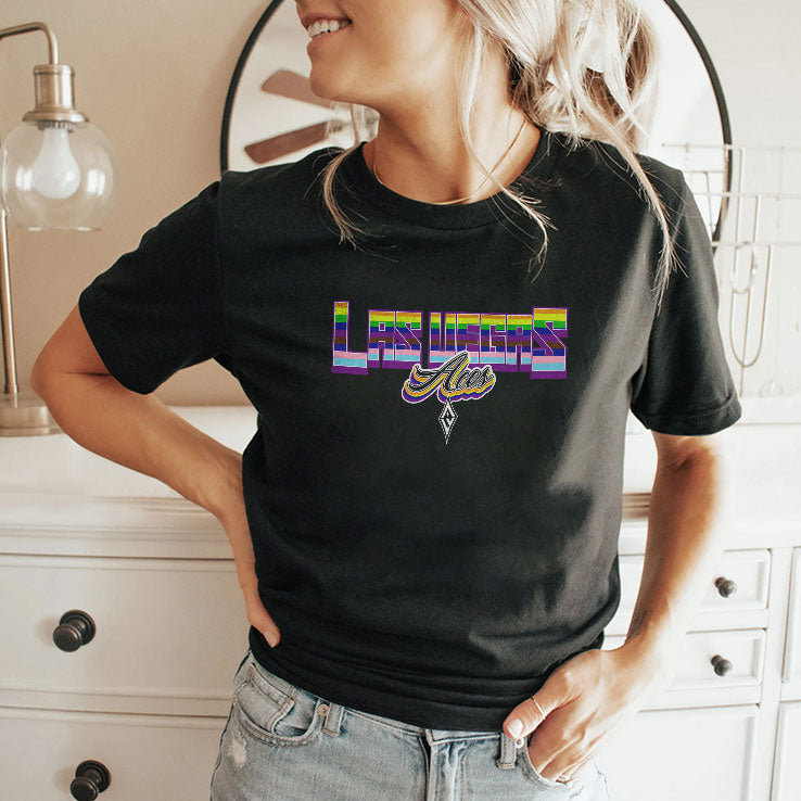 Las Vegas Aces LGBT Pride T Shirt Unisex